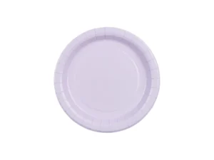 Talerzyki papierowe lawendowe 18 cm