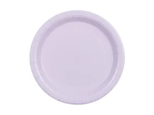 Talerzyki papierowe lawendowe 23 cm
