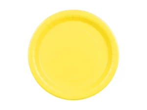 Talerzyki papierowe żółte 23 cm