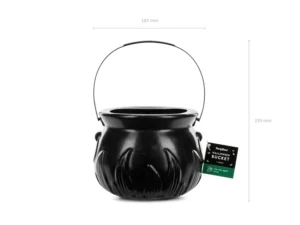 Wiaderko Kociołek 18x13.5cm czarne