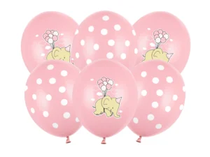Balony 30 cm Słonik Pastel Pink