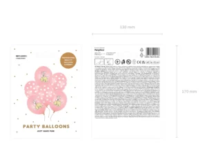 Balony 30cm Słonik Pastel Pink