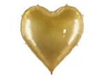 Balon foliowy Serce XXL 136x129 cm złoty