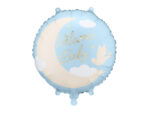 Balon foliowy pastylka Welcome Baby 35x35 cm jasnoniebieski