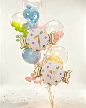 Balon foliowy Cukierek cyfra 1 61x37cm