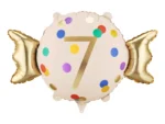 Balon foliowy Cukierek cyfra 7 61x37 cm