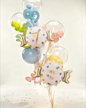 Balon foliowy Cukierek cyfra 7 61x37cm
