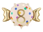 Balon foliowy Cukierek cyfra 8 61x37 cm