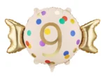 Balon foliowy Cukierek cyfra 9 61x37 cm