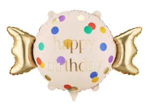 Balon foliowy Cukierek Happy Birthday 61x37 cm