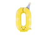 Balon foliowy Cyfra 0 86 cm żółty