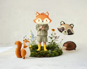 Balon foliowy Jeż 58x36cm