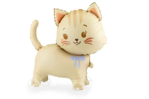 Balon foliowy Kotek na kółkach 61x65 cm