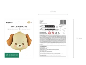 Balon foliowy Piesek 63x48.5cm