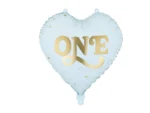 Balon foliowy Serce One 45 cm jasny niebieski