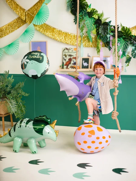 Balon foliowy pastylka Brontozaur, 35x35 cm