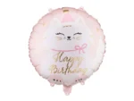 Balon foliowy pastylka Kotek 35x35 cm
