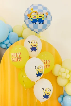 Balony Strong 30cm Minionki z nadrukiem mix