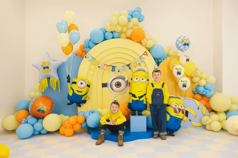 Baner Happy Birthday Minionki, 50x153cm