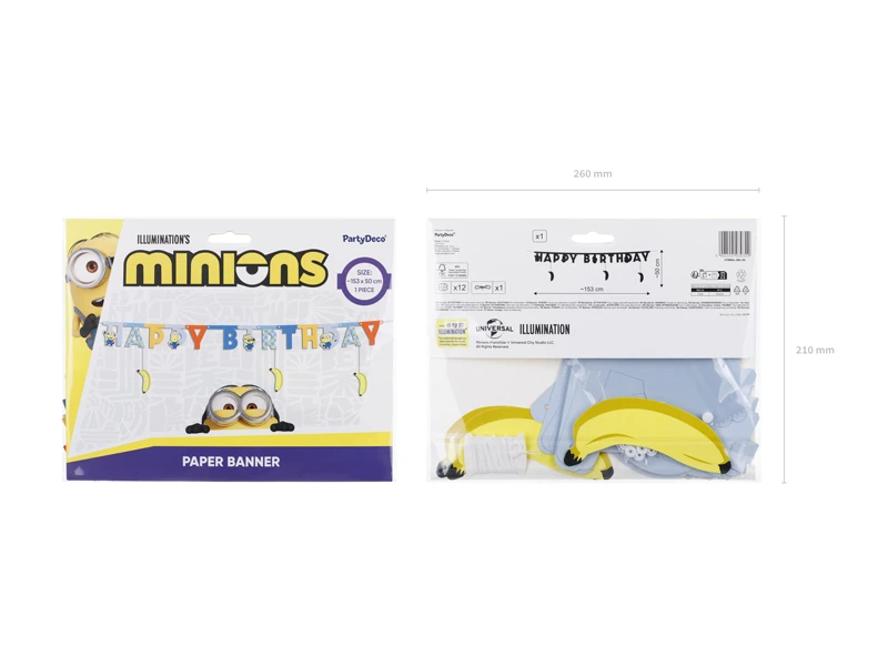 Baner Minionki 50x153 cm