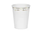 Kubeczki z ornamentem białe 220 ml