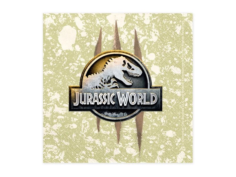 Serwetki Jurassic World 33x33 cm