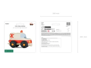 Stojący balon foliowy Ambulans 68x48cm