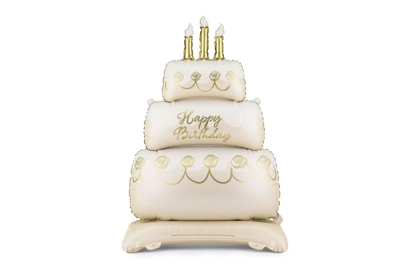 Stojący balon foliowy Tort 70x100 cm