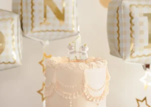 Świeczka urodzinowa cyfra 1 Myszki 7.5cm