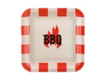 Talerzyki papierowe BBQ 26x26 cm