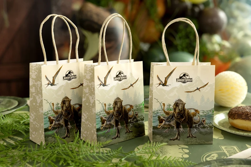 Torebki papierowe na upominki Jurassic World 12x15.5x6cm