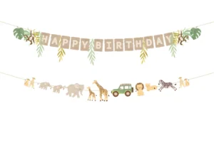 Baner Happy Birthday Safari 180 cm