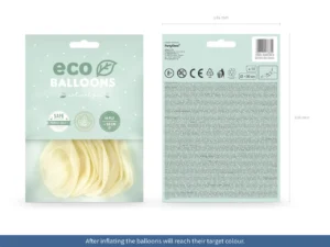 Balony Eco 26cm transparentne