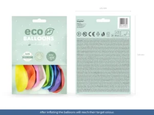 Balony Eco 30 cm pastelowe mix