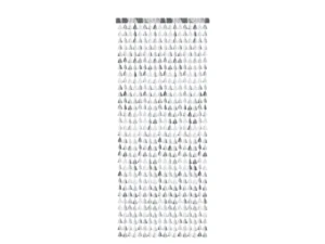 Kurtyna Choinki srebrna 100x245 cm