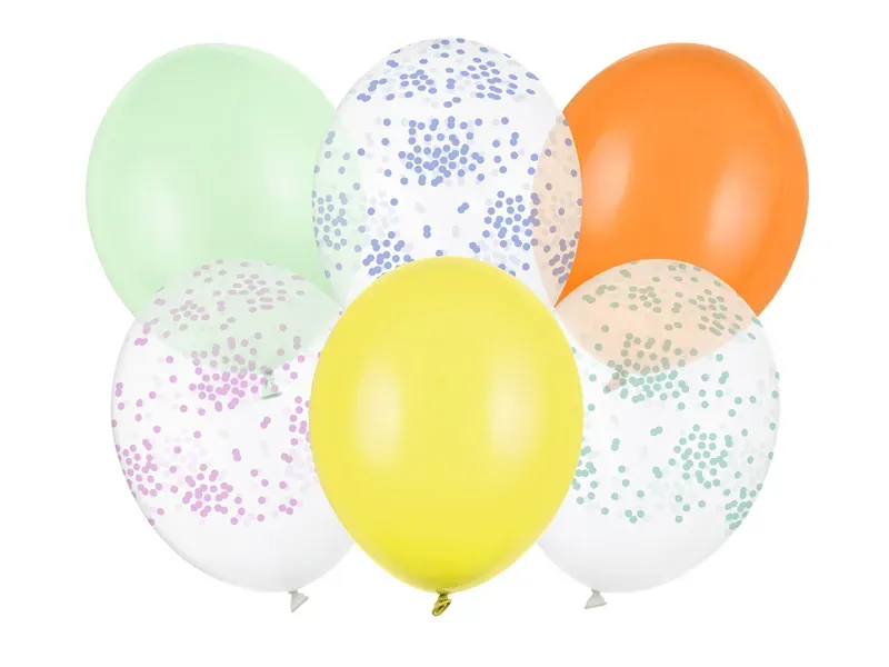 Balony 30 cm Konfetti mix