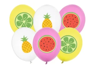 Balony 30 cm Owoce mix