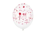Balony 30 cm Plamy krwi Crystal Clear