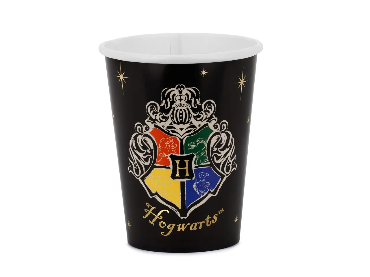 Kubeczki Harry Potter Herb Hogwartu 250 ml czarne