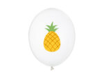 Balony 30 cm Ananas Crystal Clear 50 sztuk