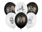 Balony Strong Harry Potter z nadrukiem biało-czarny