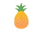 Serwetki Ananas 18.5x10.2 cm