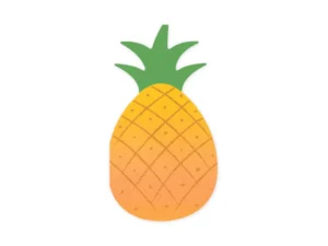 Serwetki Ananas 18.5x10.2 cm