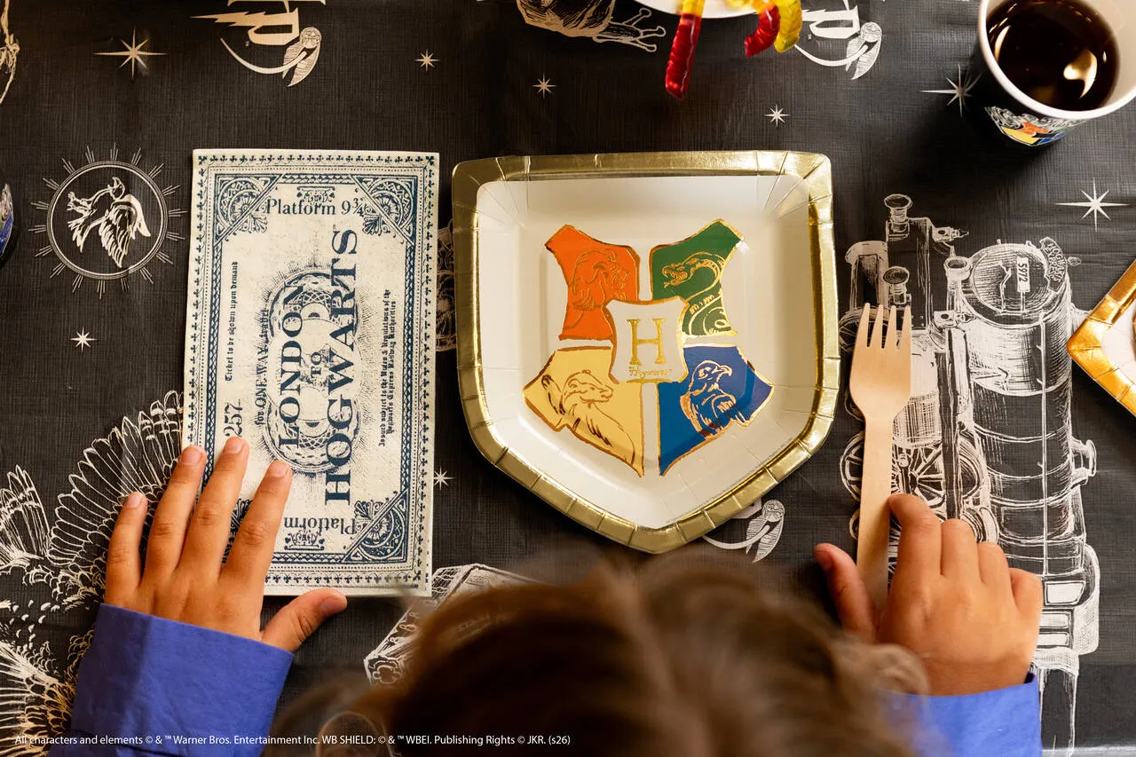 Talerzyki Harry Potter Herb Hogwartu 26x18 cm beż