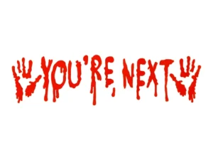 Żelowe naklejki na okno You're Next