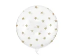 Balon Bubble Gwiazdki 60 cm transparentny