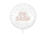 Balon Bubble Oh baby 60 cm transparentny