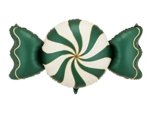 Balon foliowy Cukierek 113x54 cm beżowo-zielony