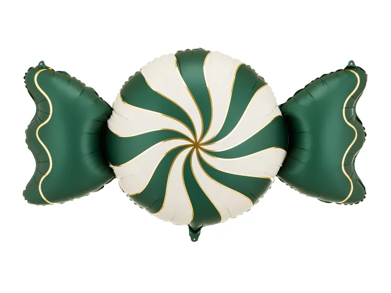 Balon foliowy Cukierek 113x54 cm beżowo-zielony