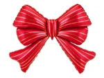 Balon foliowy Kokarda XXL 139x111 cm czerwona